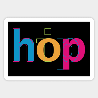 Hip Hop Graphic Magnet